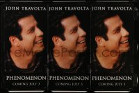 6g025 PHENOMENON standee 1996 John Travolta, Kyra Sedgwick, Forest Whitaker, Jon Turtletaub!