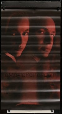 6g030 X-FILES video standee 1998 David Duchovny, Gillian Anderson, Martin Landau, sci-fi!