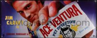 6g031 ACE VENTURA PET DETECTIVE vinyl banner 1994 Jim Carrey tries to find Miami Dolphins mascot!