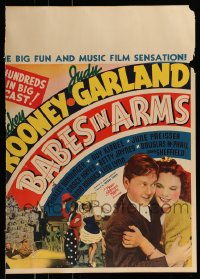 6g064 BABES IN ARMS jumbo WC 1939 Busby Berkeley, Mickey Rooney in blackface & Judy Garland!