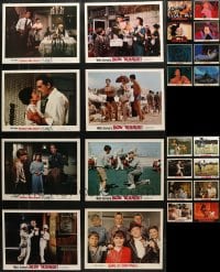 6h222 LOT OF 24 DISNEY LOBBY CARDS 1960s-1990s great images from animated & live action movies!
