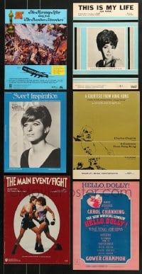 6h325 LOT OF 6 SHEET MUSIC 1920s-1940s great songs from a variety of different artists!