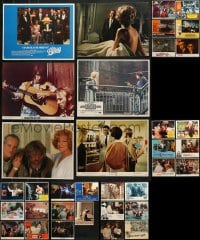 6h214 LOT OF 35 LOBBY CARDS 1960s-1980s great scenes from a variety of different movies!