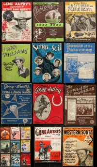 6h386 LOT OF 19 SONG BOOKS AND 1 MAGAZINE 1930s-1950s a variety of country western music!