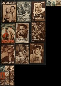 6h373 LOT OF 21 GERMAN PROGRAMS 1930s-1960s great images from a variety of different movies!