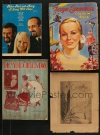 6h382 LOT OF 4 MISCELLANEOUS ITEMS 1870s-1960s Peter, Paul & Mary, Faye Emerson & more!