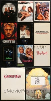 6h288 LOT OF 11 PRESSKITS WITH 10 STILLS EACH 1980s-2000s containing a total of 110 stills!