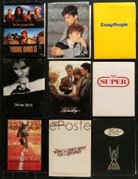 6h292 LOT OF 9 PRESSKITS WITH 12 STILLS EACH 1980s-2000s containing a total of 108 stills!