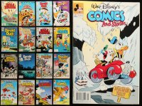 6h348 LOT OF 17 WALT DISNEY COMIC BOOKS 1990s Donald Duck, Mickey Mouse, Scrooge & more!
