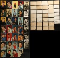 6h015 LOT OF 34 GERMAN ELVIS PRESLEY POSTCARDS 1950s-1960s portraits of the King of Rock 'n' Roll!