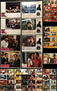 6h204 LOT OF 65 LOBBY CARDS 1970s-1990s incomplete sets from a variety of different movies!