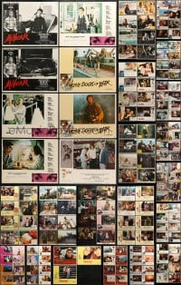 6h176 LOT OF 163 LOBBY CARDS 1970s-1980s incomplete sets from a variety of different movies!