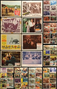 6h201 LOT OF 69 1940S LOBBY CARDS 1940s great scenes from a variety of different movies!