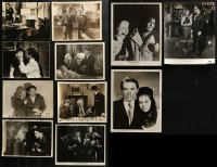 6h088 LOT OF 11 NOIR 8X10 STILLS 1940s-1970s great scenes from several different movies!