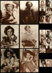 6h393 LOT OF 20 REPRO 11X14 STILLS 1980s all portraits of cute Shirley Temple + 1 Frank Sinatra!