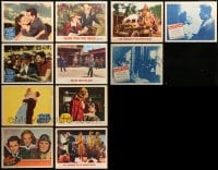 6h236 LOT OF 11 LOBBY CARDS FROM GLENN FORD MOVIES 1940s-1960s from several different movies!
