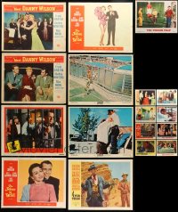6h228 LOT OF 17 LOBBY CARDS FROM FRANK SINATRA MOVIES 1950s-1960s from several different movies!