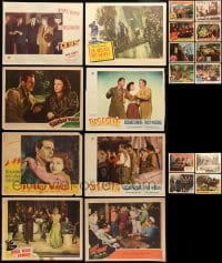 6h225 LOT OF 20 1940S LOBBY CARDS 1940s great scenes from a variety of different movies!