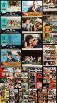 6h178 LOT OF 154 LOBBY CARDS 1970s-1980s incomplete sets from a variety of different movies!