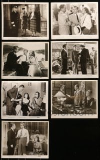 6h094 LOT OF 7 GEORGE RAFT 8X10 STILLS 1940s great scenes from some of his movies!