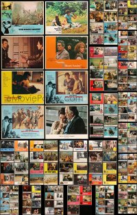 6h173 LOT OF 205 1970S LOBBY CARDS 1970s incomplete sets from a variety of different movies!