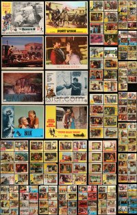 6h170 LOT OF 239 1950S-80S WESTERN LOBBY CARDS 1950s-1980s great scenes from cowboy movies!