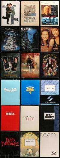 6h282 LOT OF 18 PRESSKITS WITH 3 STILLS EACH 1980s-2000s containing a total of 66 stills!