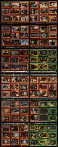 6h341 LOT OF 106 ALIEN TRADING CARDS AND STICKERS 1979 great cast portraits & movie scenes!
