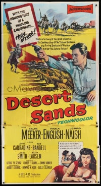 6j612 DESERT SANDS 3sh 1955 with the howling fury of a thousand sandstorms, they struck!