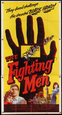 6j644 FIGHTING MEN 3sh 1953 Eduardo Ciannelli, Vitale, they dared challenge the dreaded Black Hand!