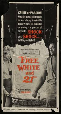 6j657 FREE, WHITE & 21 3sh 1963 interracial romance, Shock after Shock, bold beyond belief!