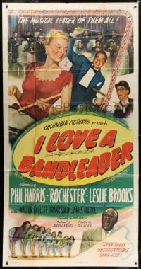 6j714 I LOVE A BANDLEADER 3sh 1945 Rochester, Phil Harris, Leslie Brooks, a joyous jive jamboree!