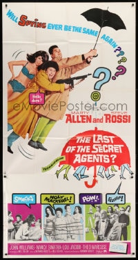 6j747 LAST OF THE SECRET AGENTS 3sh 1966 Allen & Rossi, will spying ever be the same again!