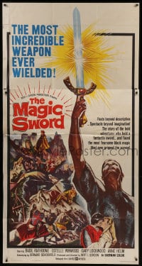 6j765 MAGIC SWORD 3sh 1961 Gary Lockwood wields the most incredible weapon ever, fantasy!