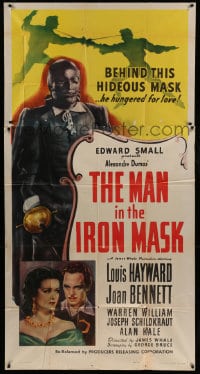 6j772 MAN IN THE IRON MASK 3sh R1947 Louis Hayward, sexy Joan Bennett, directed by James Whale