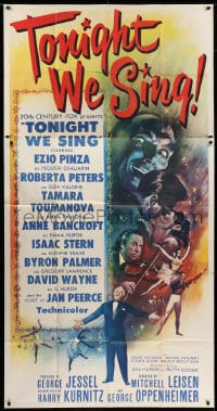6j946 TONIGHT WE SING 3sh 1953 Ezio Pinza, Roberta Peters, a great treasure of entertainment!