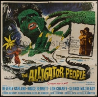 6j050 ALLIGATOR PEOPLE 6sh 1959 Beverly Garland, Lon Chaney, they'll make your skin crawl!