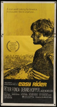 6j628 EASY RIDER 3sh 1969 Peter Fonda, Jack Nicholson, biker classic directed by Dennis Hopper!
