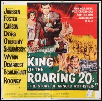 6j087 KING OF THE ROARING 20'S 6sh 1961 poker, gambling & sexy Diana Dors, the hell-bent jazz era!