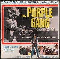 6j104 PURPLE GANG 6sh 1959 Robert Blake, Barry Sullivan, they matched Al Capone kill for kill!