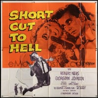 6j109 SHORT CUT TO HELL 6sh 1957 directed by James Cagney, from Graham Greene's novel!