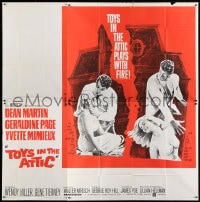 6j122 TOYS IN THE ATTIC 6sh 1963 angry Dean Martin slaps Yvette Mimieux, it plays with fire!