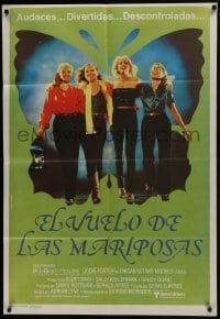 6j182 FOXES Argentinean 1980 Jodie Foster, Cherie Currie, Marilyn Kagen & Kandice Stroh, rare!