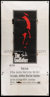 6j042 GODFATHER English 3sh 1972 art of Marlon Brando, Francis Ford Coppola & Mario Puzo classic!