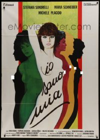 6j414 IO SONO MIA Italian 1p 1978 I Belong To Me, feminist movie made entirely by women, sexy art!