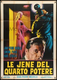 6j485 TWO MEN IN MANHATTAN Italian 1p 1964 Jean-Pierre Melville's Deux Hommes dans Manhattan, rare!