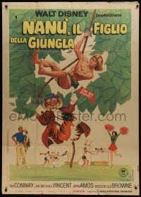 6j500 WORLD'S GREATEST ATHLETE Italian 1p 1973 Disney, Jan-Michael Vincent goes from jungle to gym!