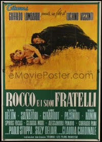 6j311 ROCCO & HIS BROTHERS Italian 2p 1960 Luchino Visconti's Rocco e I Suoi Fratelli, great art!