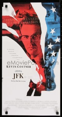 6k707 JFK Aust daybill 1992 directed by Oliver Stone, Kevin Costner as Jim Garrison!