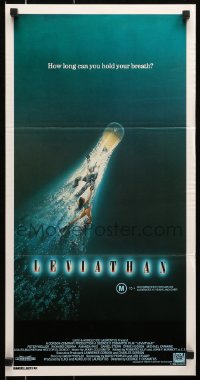 6k745 LEVIATHAN Aust daybill 1989 deep ocean monster sci-fi, how long can you hold your breath?